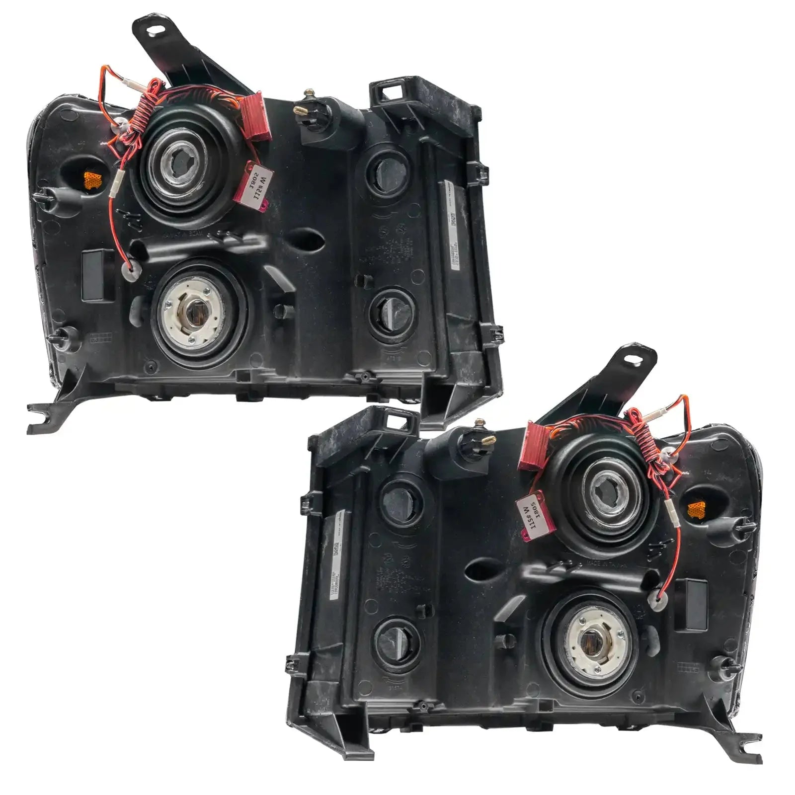 ORACLE Lighting 2007-2013 GMC Sierra Pre-Assembled Halo Headlights - (Square Ring Design) by ORACLE Lighting