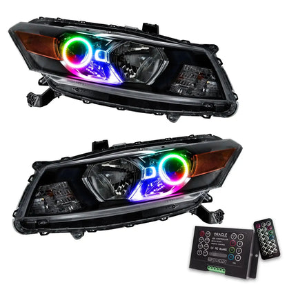 ORACLE Lighting 2008-2012 Honda Accord Coupe Pre-Assembled Halo Headlights by ORACLE Lighting