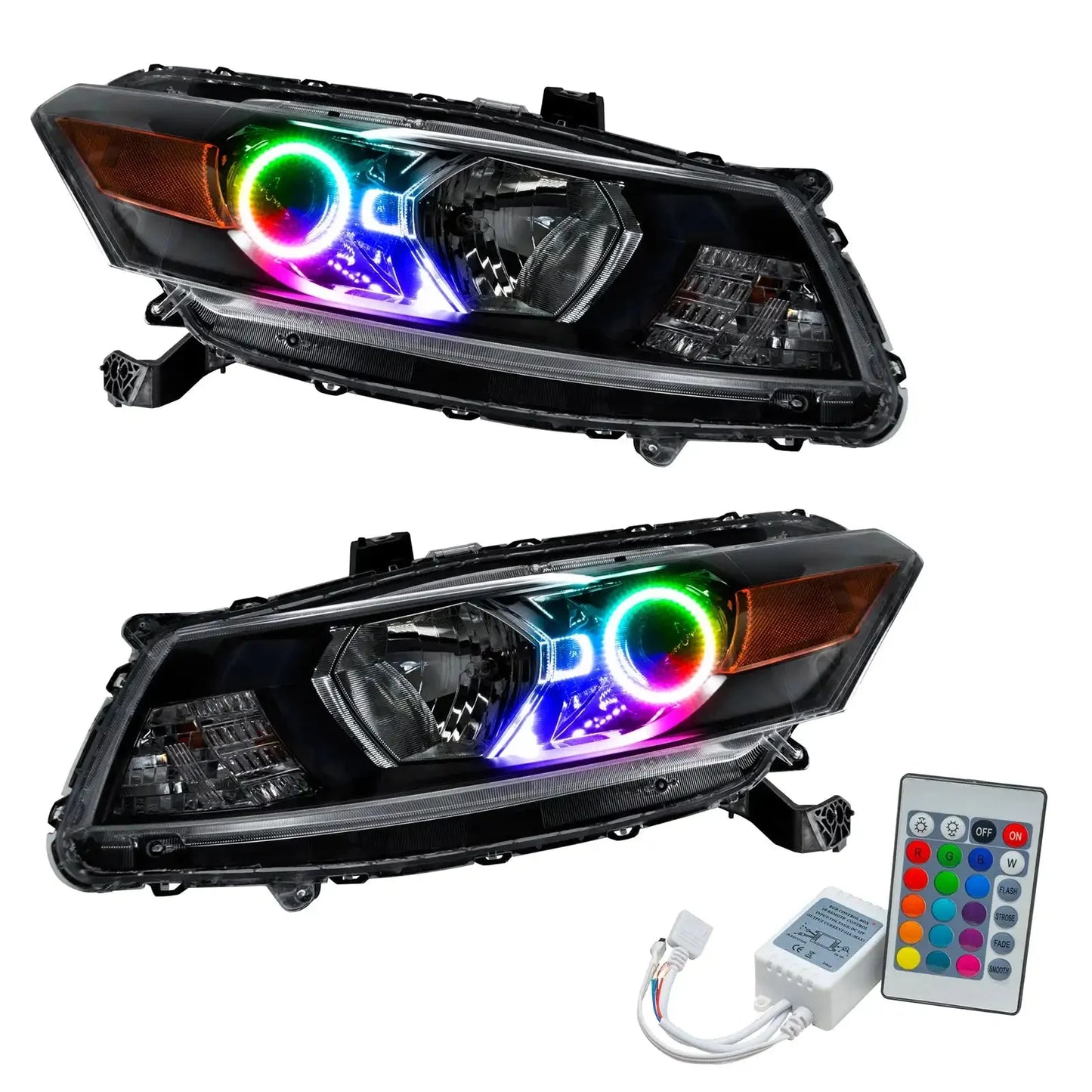 ORACLE Lighting 2008-2012 Honda Accord Coupe Pre-Assembled Halo Headlights by ORACLE Lighting