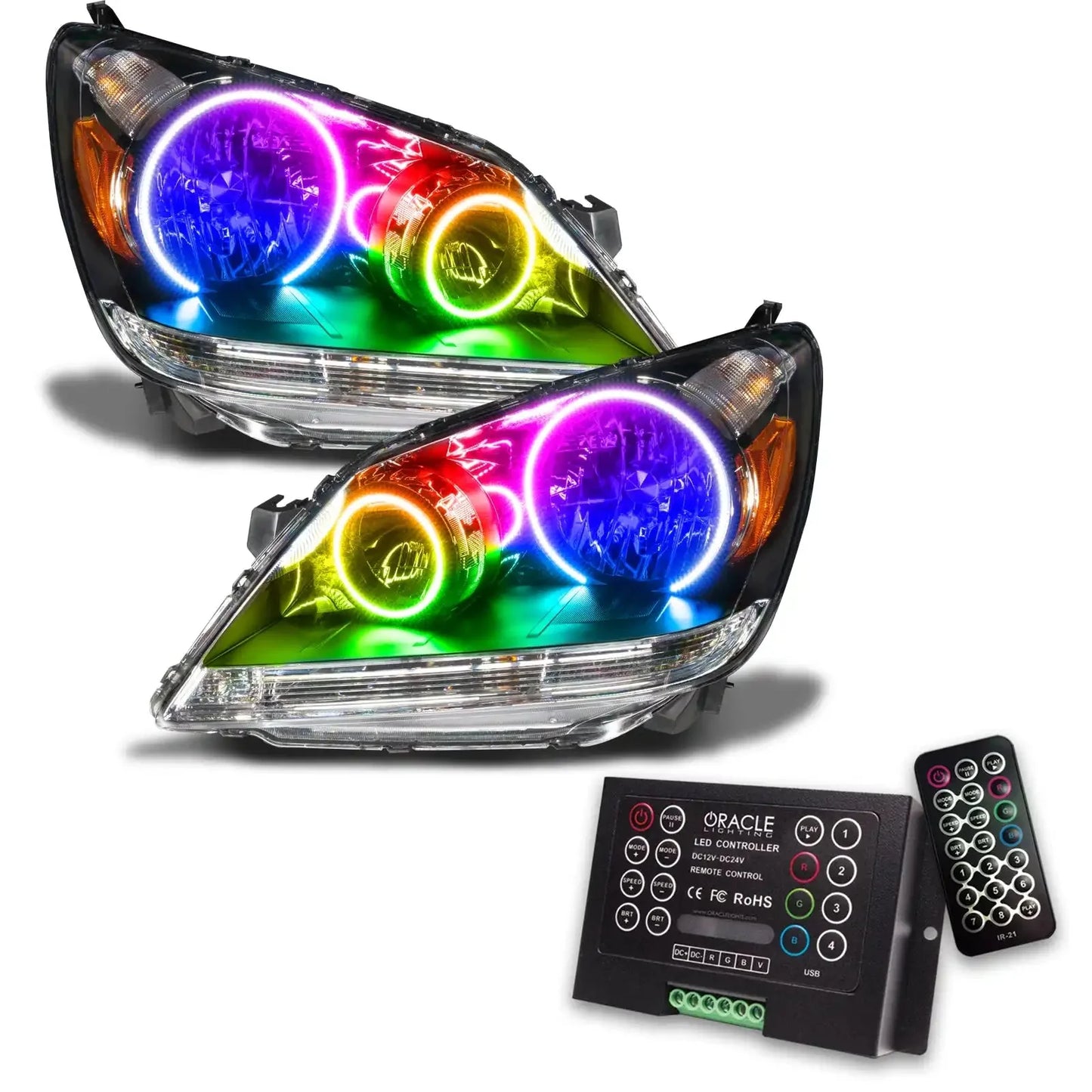 ORACLE Lighting 2005-2007 Honda Odyssey Pre-Assembled Halo Headlights by ORACLE Lighting