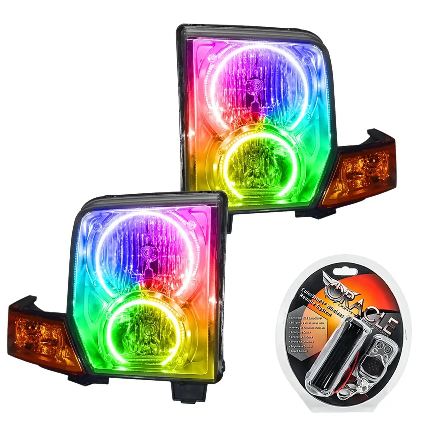 ORACLE Lighting 2006-2010 Jeep Commander Pre-Assembled Halo Headlights by ORACLE Lighting