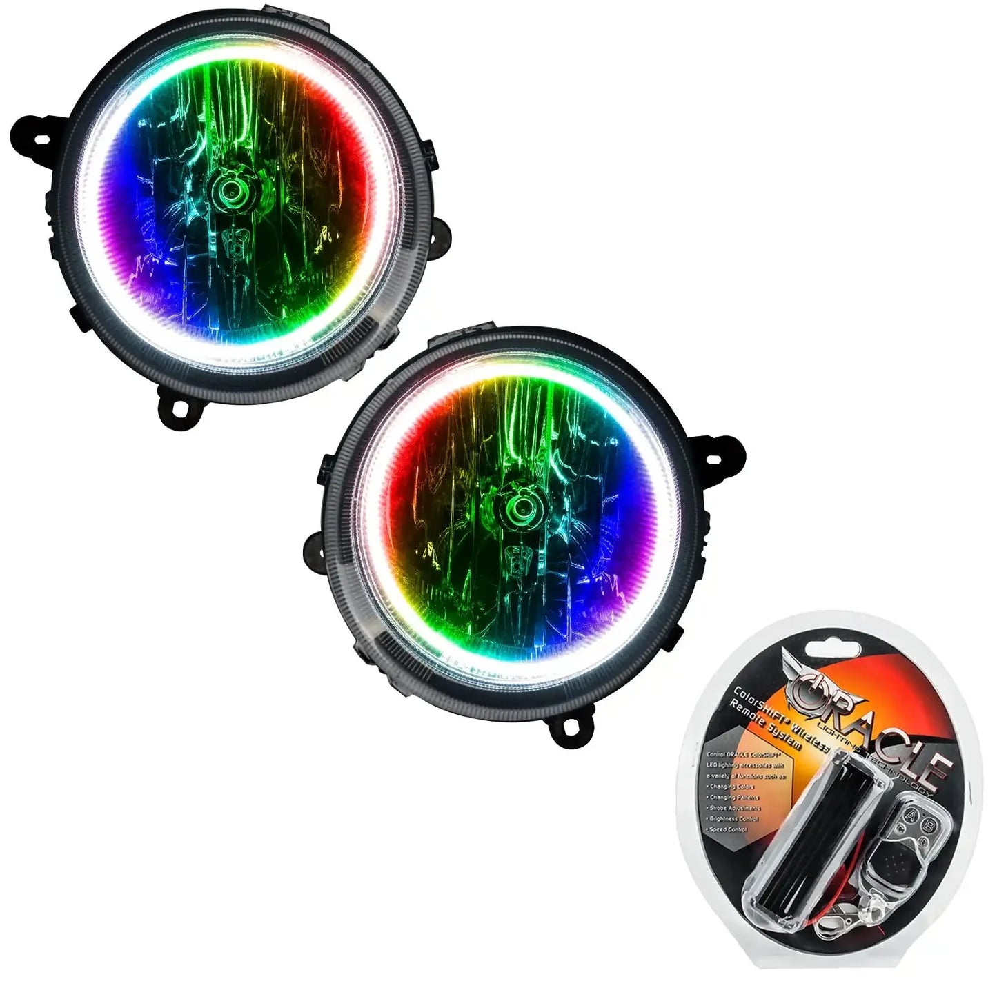 ORACLE Lighting 2007-2010 Jeep Compass Pre-Assembled Halo Headlights by ORACLE Lighting