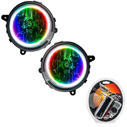 ORACLE Lighting 2007-2010 Jeep Compass Pre-Assembled Halo Headlights by ORACLE Lighting