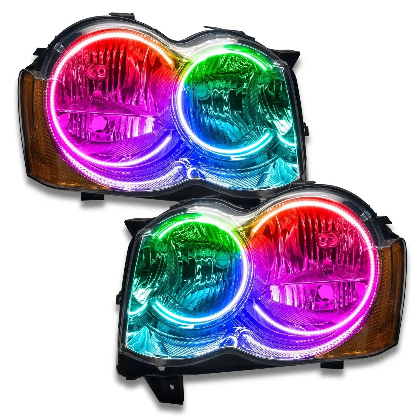 2008-2010 Jeep Grand Cherokee Pre-Assembled Headlights-Non HID by ORACLE Lighting