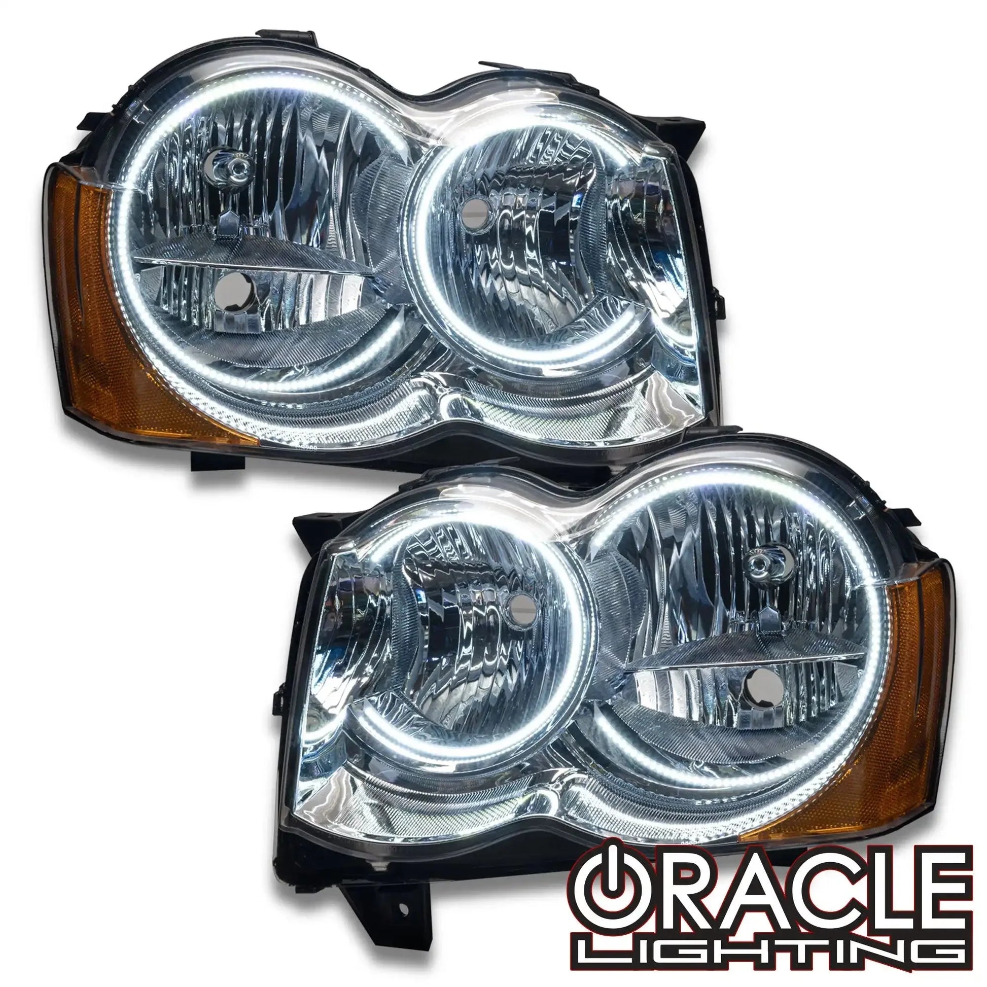 2008-2010 Jeep Grand Cherokee Pre-Assembled Headlights-Non HID by ORACLE Lighting