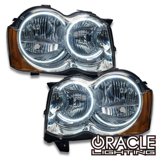 2008-2010 Jeep Grand Cherokee Pre-Assembled Headlights-Non HID by ORACLE Lighting