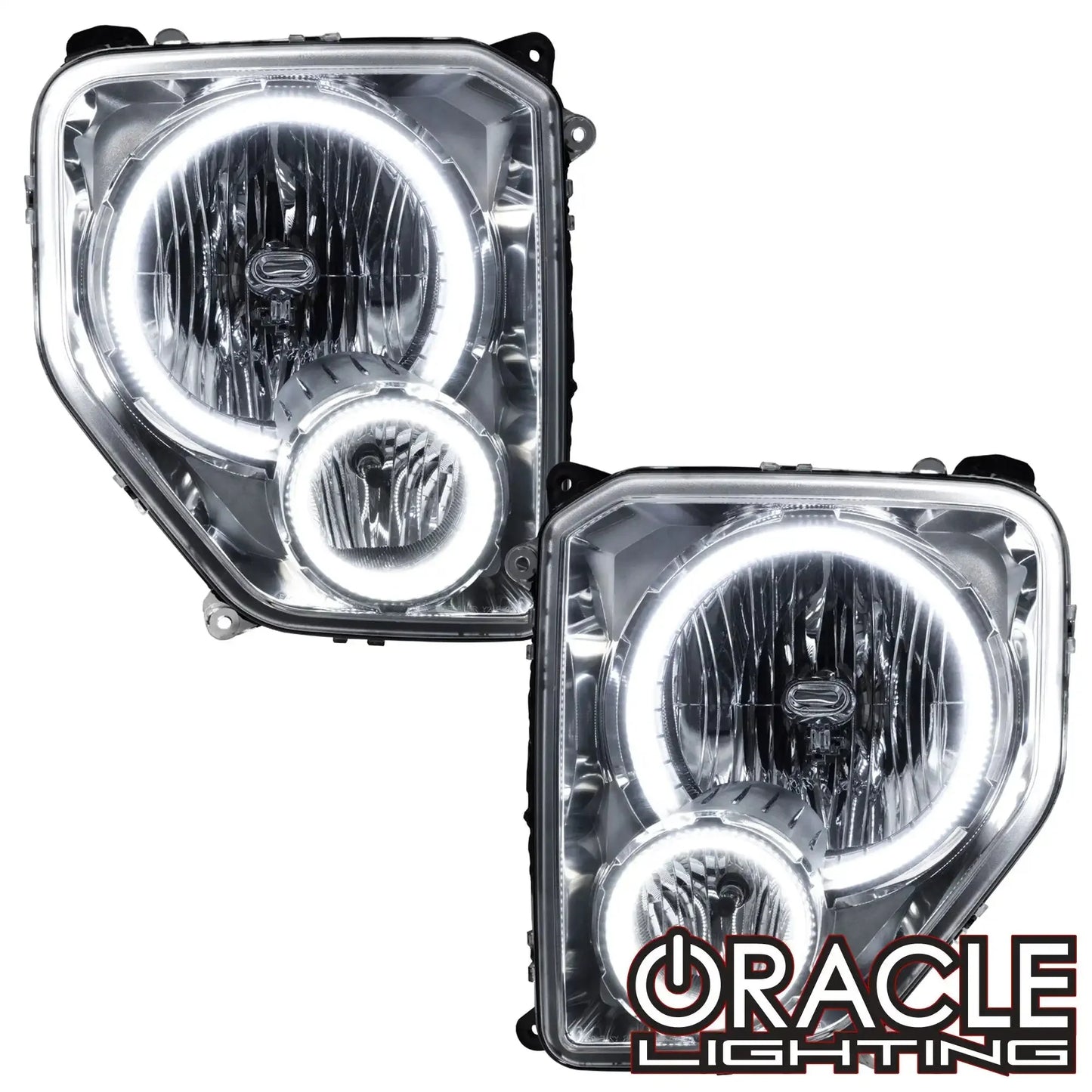 ORACLE Lighting 2008-2012 Jeep Liberty Pre-Assembled Halo Headlights by ORACLE Lighting