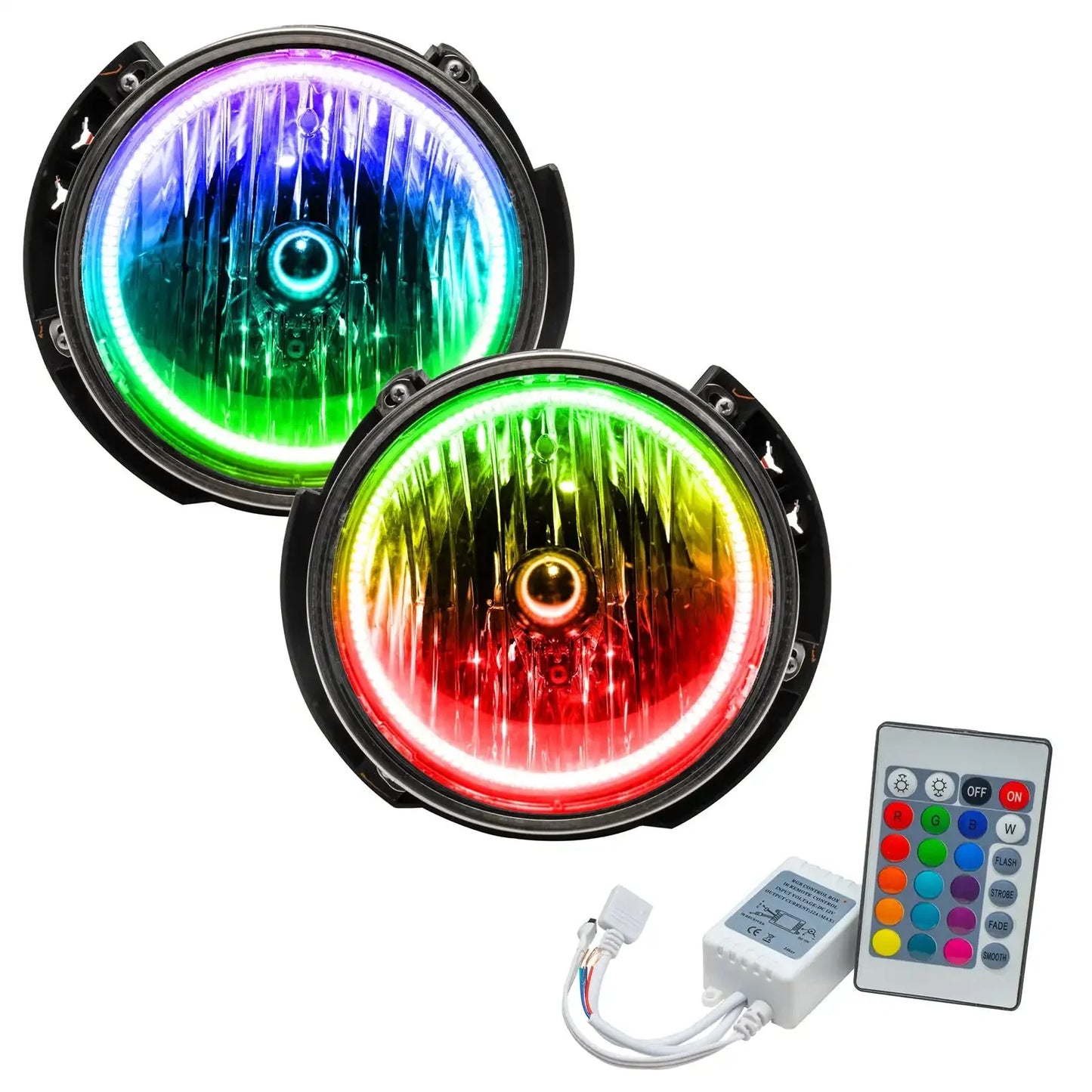 ORACLE Lighting 2007-2016 Jeep Wrangler JK Pre-Assembled Headlights by ORACLE Lighting