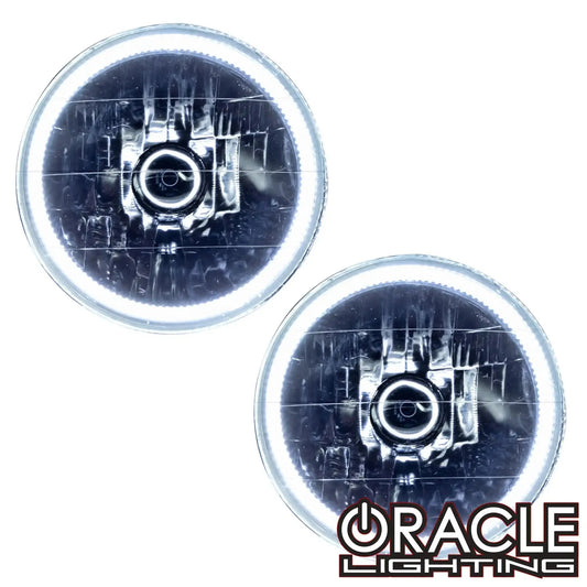 ORACLE Lighting 1997-2006 Jeep Wrangler TJ Pre-Assembled Halo Headlights by ORACLE Lighting