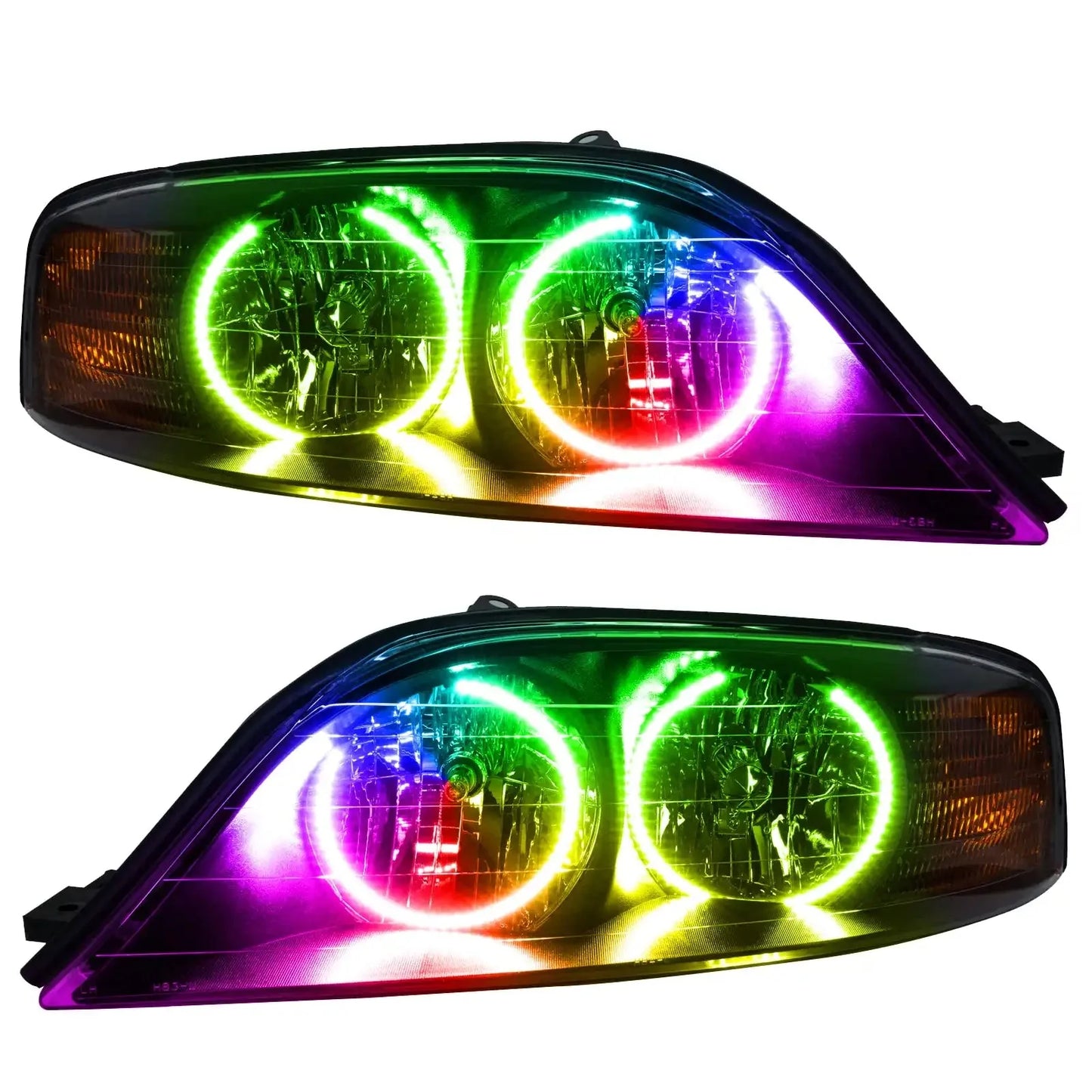 ORACLE Lighting 2000-2002 Lincoln LS Pre-Assembled Halo Headlights by ORACLE Lighting