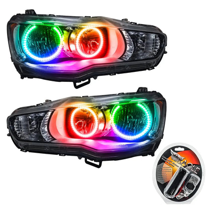 ORACLE Lighting 2008-2017 Mitsubishi Lancer Pre-Assembled Halo Headlights by ORACLE Lighting