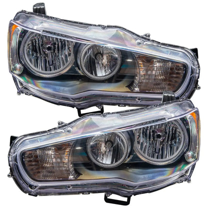 ORACLE Lighting 2008-2017 Mitsubishi Lancer Pre-Assembled Halo Headlights by ORACLE Lighting