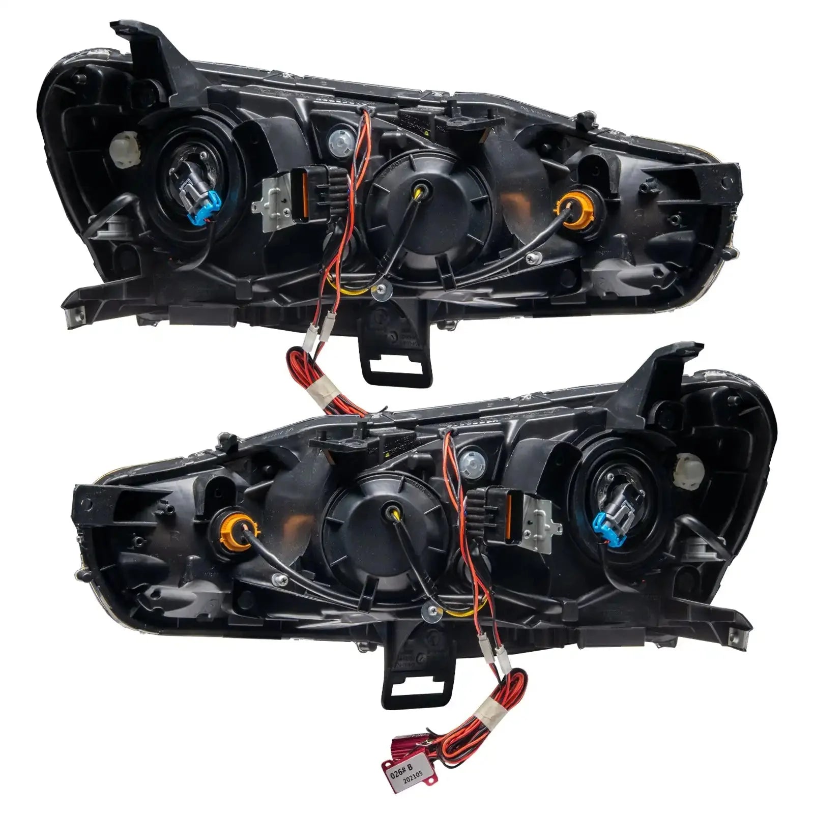 ORACLE Lighting 2008-2017 Mitsubishi Lancer Pre-Assembled Halo Headlights by ORACLE Lighting