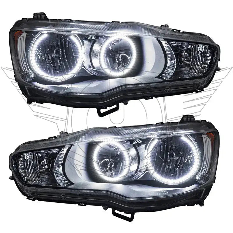 ORACLE Lighting 2008-2017 Mitsubishi Lancer Pre-Assembled Halo Headlights by ORACLE Lighting