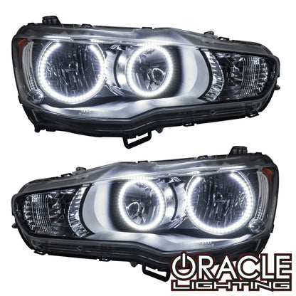 ORACLE Lighting 2008-2017 Mitsubishi Lancer Pre-Assembled Halo Headlights by ORACLE Lighting