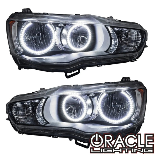 ORACLE Lighting 2008-2017 Mitsubishi Lancer Pre-Assembled Halo Headlights by ORACLE Lighting