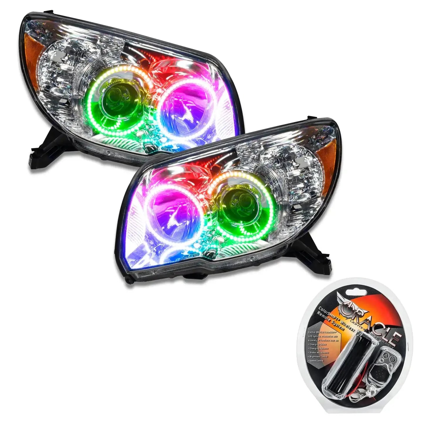 ORACLE Lighting 2006-2009 Toyota 4-Runner Pre-Assembled Halo Headlights-Non HID by ORACLE Lighting