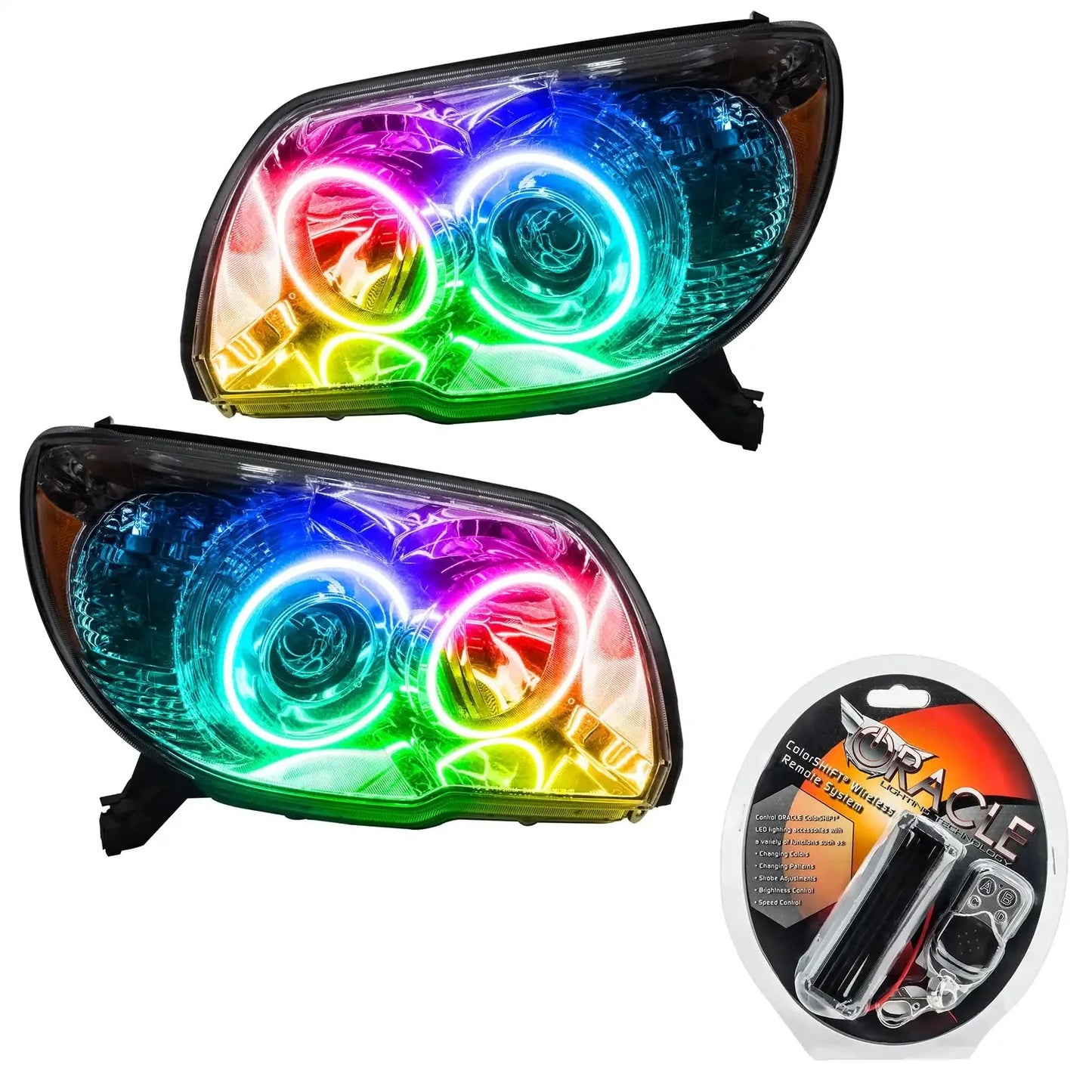 ORACLE Lighting 2006-2009 Toyota 4-Runner Sport Pre-Assembled Halo Headlights by ORACLE Lighting