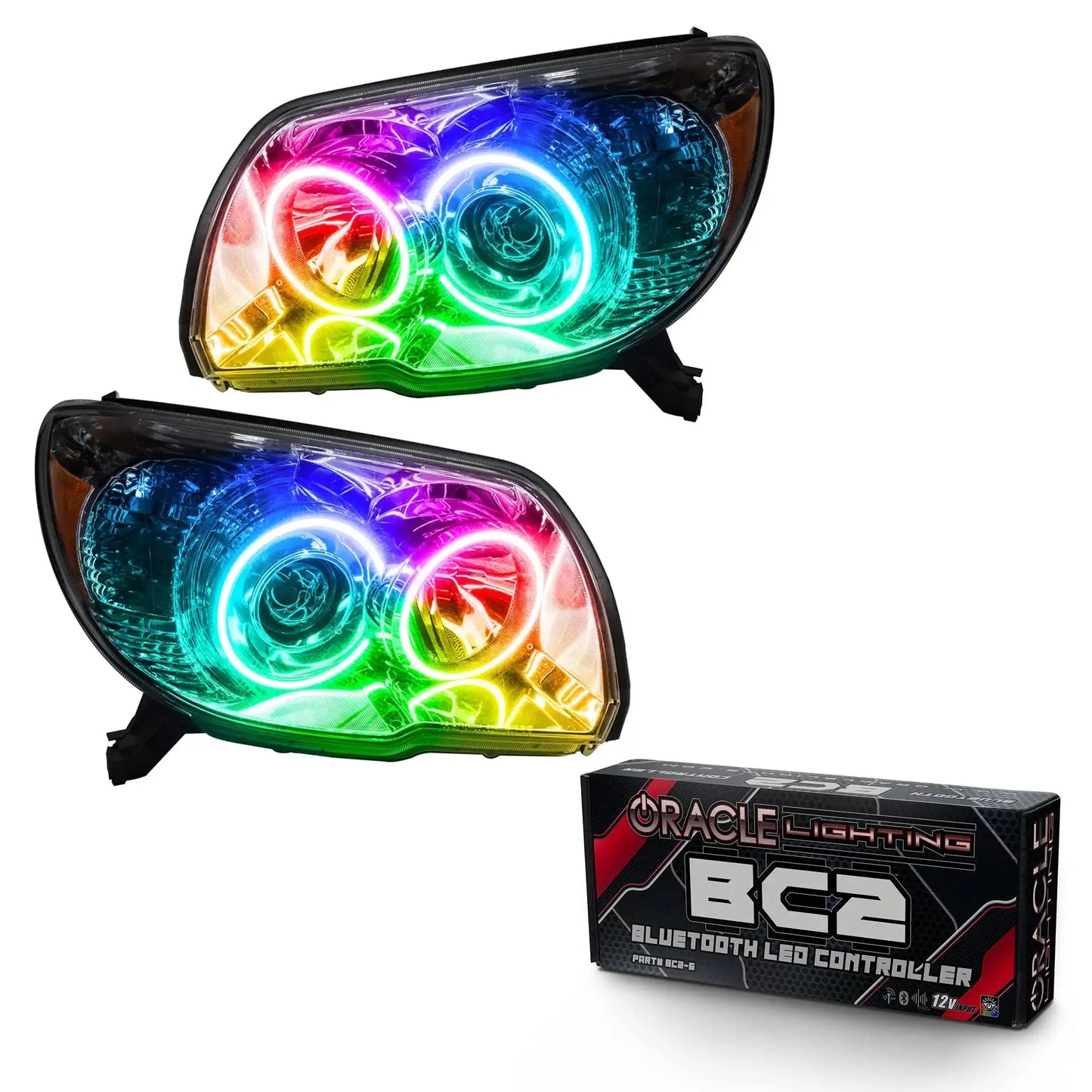 ORACLE Lighting 2006-2009 Toyota 4-Runner Sport Pre-Assembled Halo Headlights by ORACLE Lighting