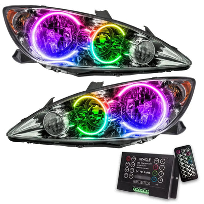ORACLE Lighting 2005-2006 Toyota Camry Pre-Assembled Halo Headlights by ORACLE Lighting
