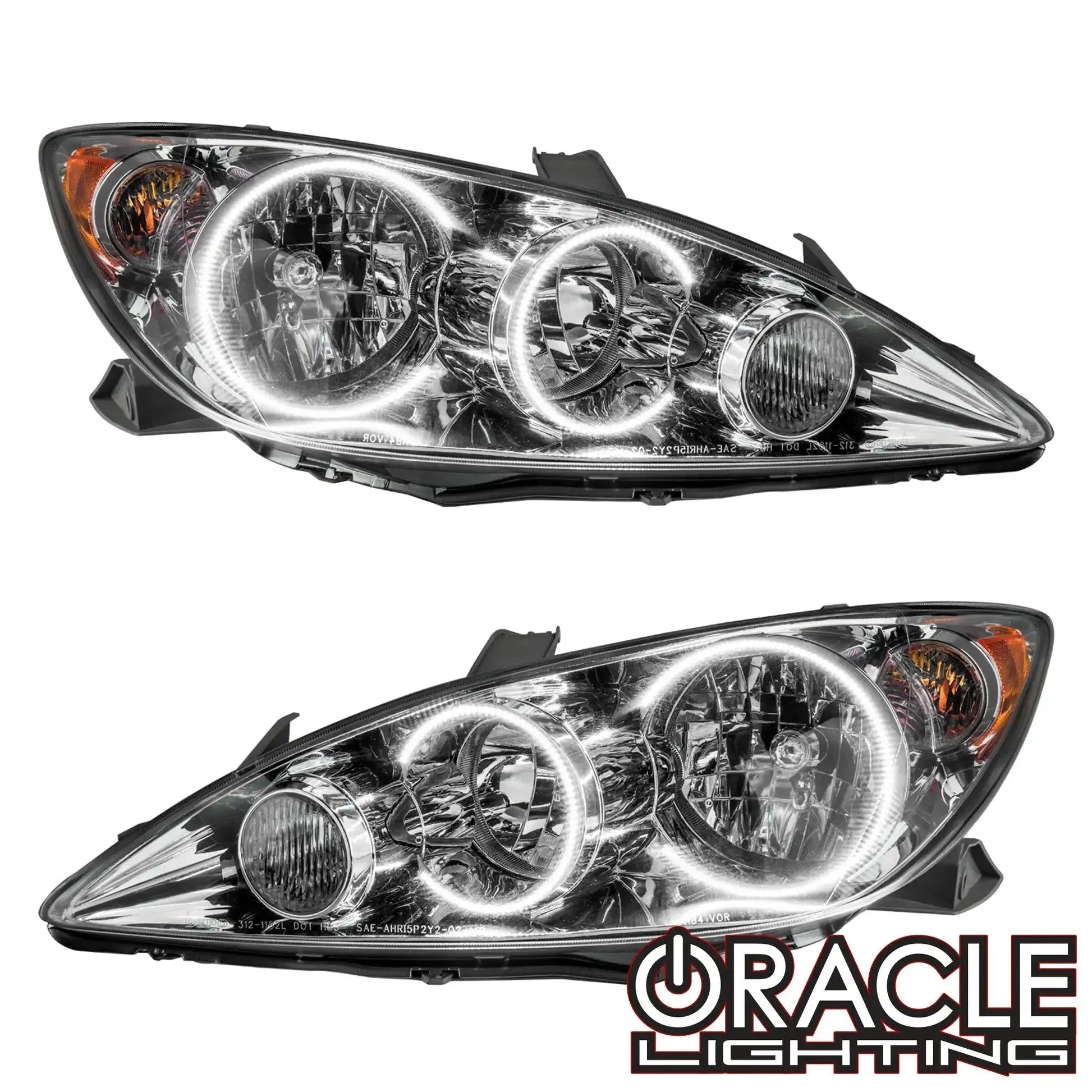 ORACLE Lighting 2005-2006 Toyota Camry Pre-Assembled Halo Headlights by ORACLE Lighting