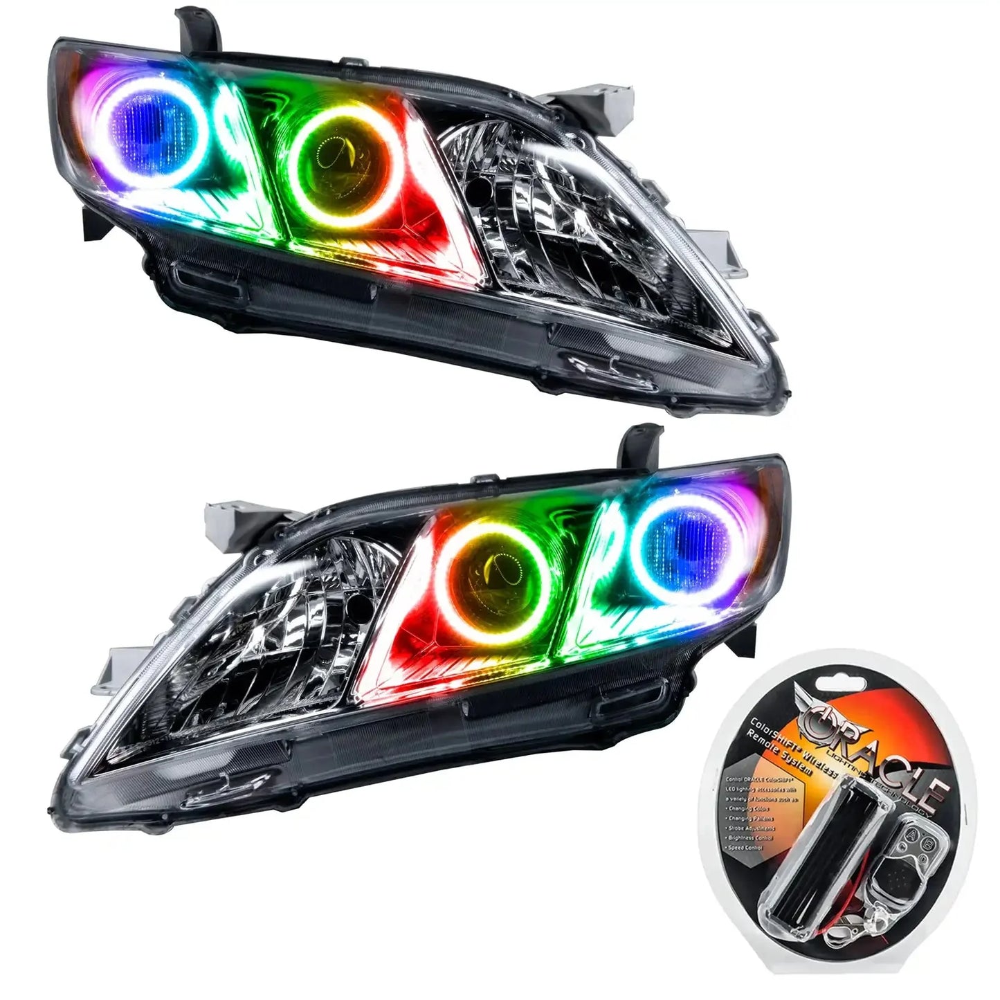 ORACLE Lighting 2007-2009 Toyota Camry Pre-Assembled Halo Headlights by ORACLE Lighting
