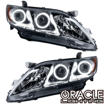 ORACLE Lighting 2007-2009 Toyota Camry Pre-Assembled Halo Headlights by ORACLE Lighting