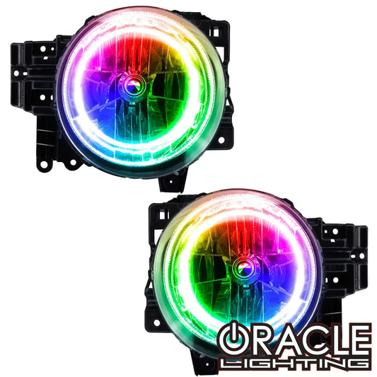 ORACLE Lighting 2007-2014 Toyota FJ Cruiser Pre-Assembled Headlights - Dynamic ColorSHIFT by ORACLE Lighting
