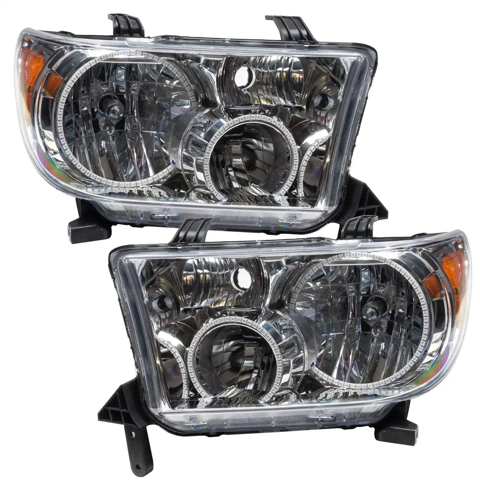 ORACLE Lighting 2007-2013 Toyota Tundra Pre-Assembled Halo Headlights - Chrome Housing by ORACLE Lighting