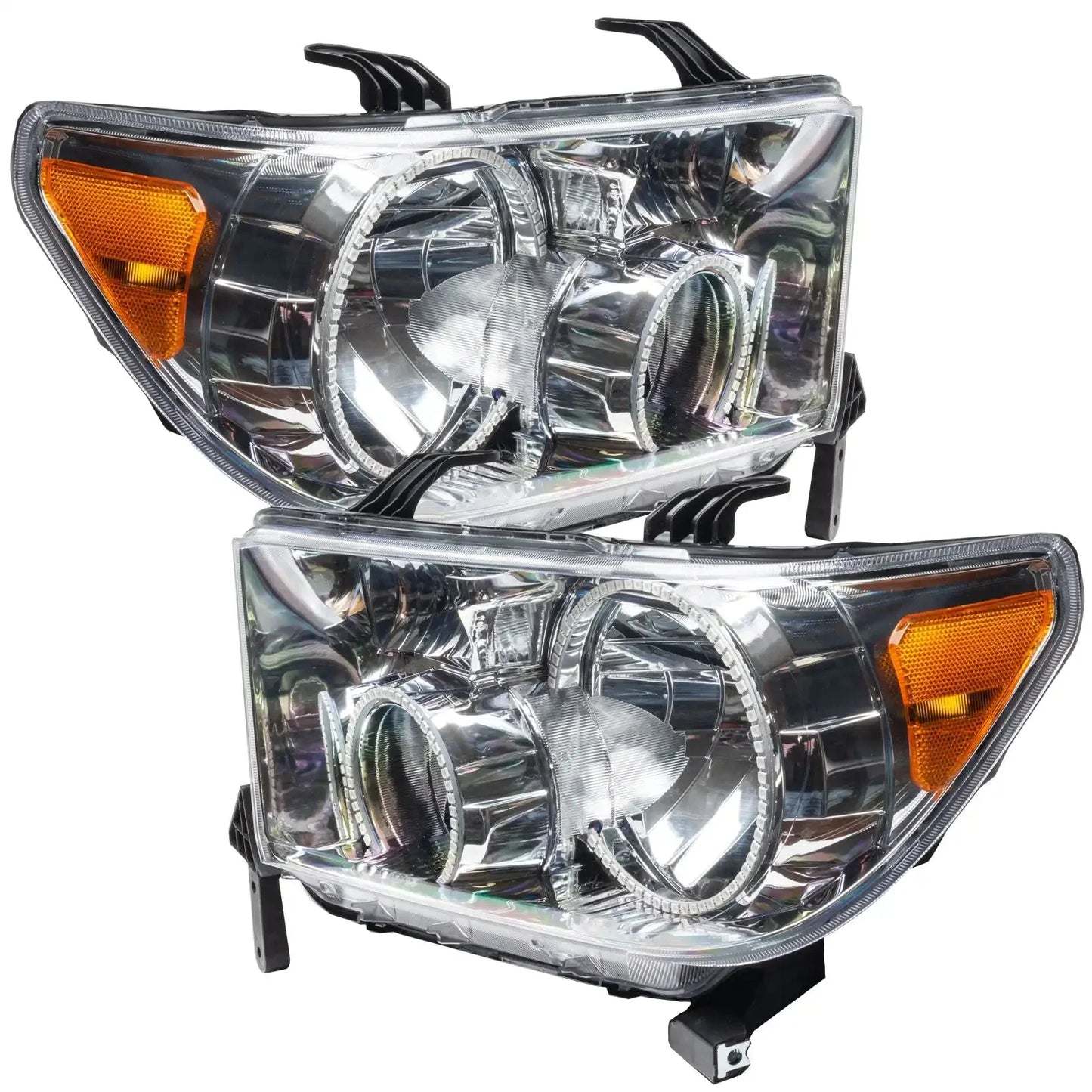 ORACLE Lighting 2007-2013 Toyota Tundra Pre-Assembled Halo Headlights - Chrome Housing by ORACLE Lighting