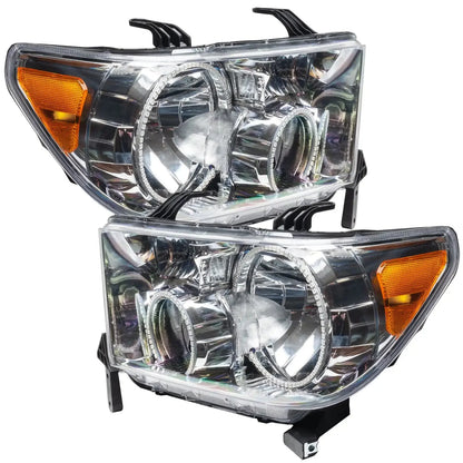 ORACLE Lighting 2007-2013 Toyota Tundra Pre-Assembled Halo Headlights - Chrome Housing by ORACLE Lighting