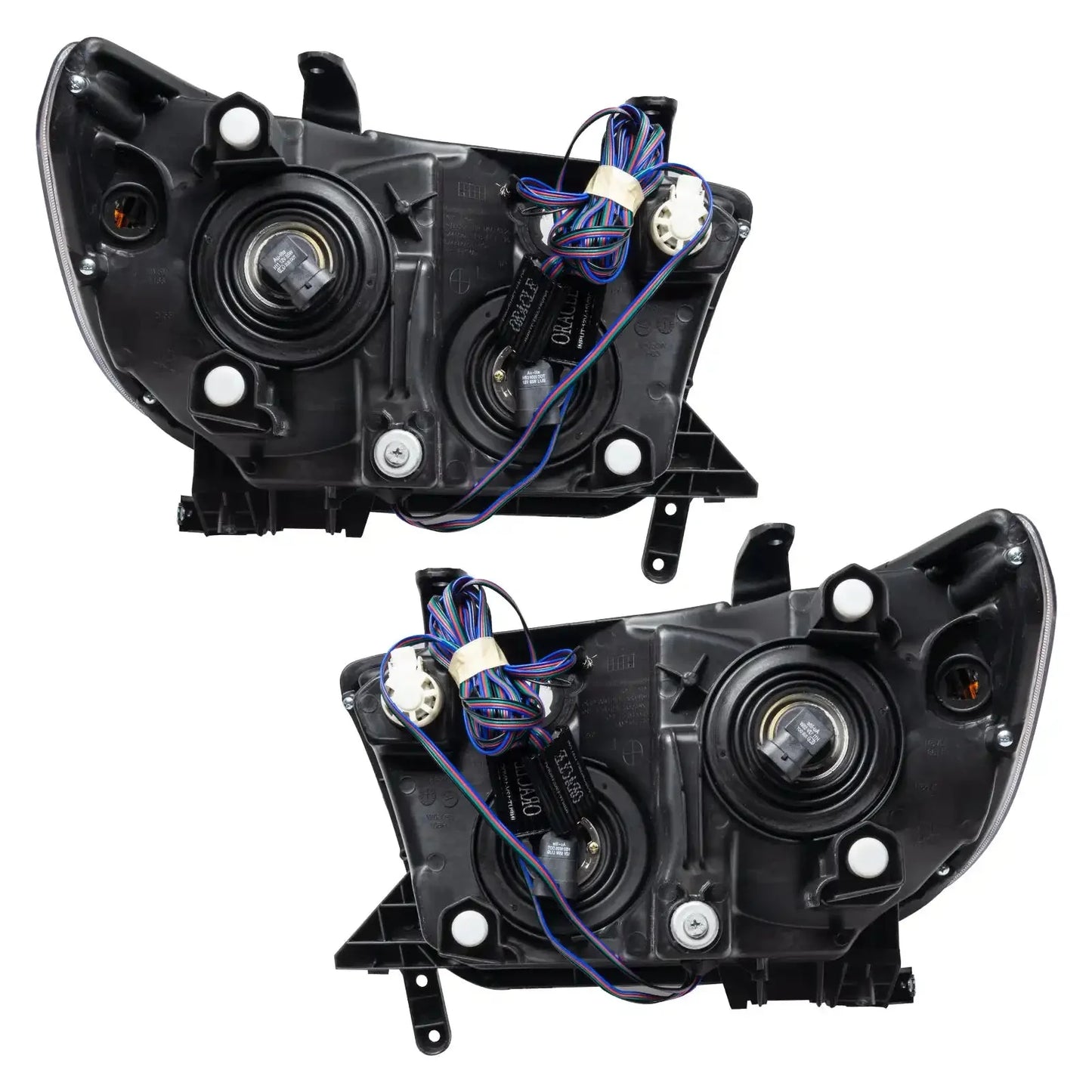 ORACLE Lighting 2007-2013 Toyota Tundra Pre-Assembled Halo Headlights - Chrome Housing by ORACLE Lighting