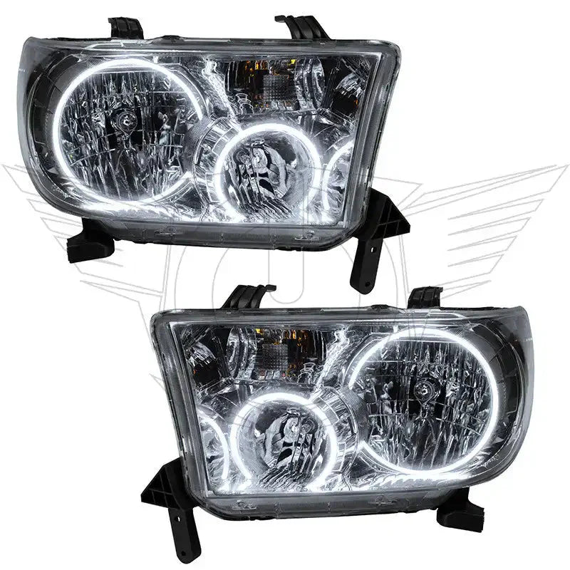 ORACLE Lighting 2008-2016 Toyota Sequoia Pre-Assembled Halo Headlights by ORACLE Lighting