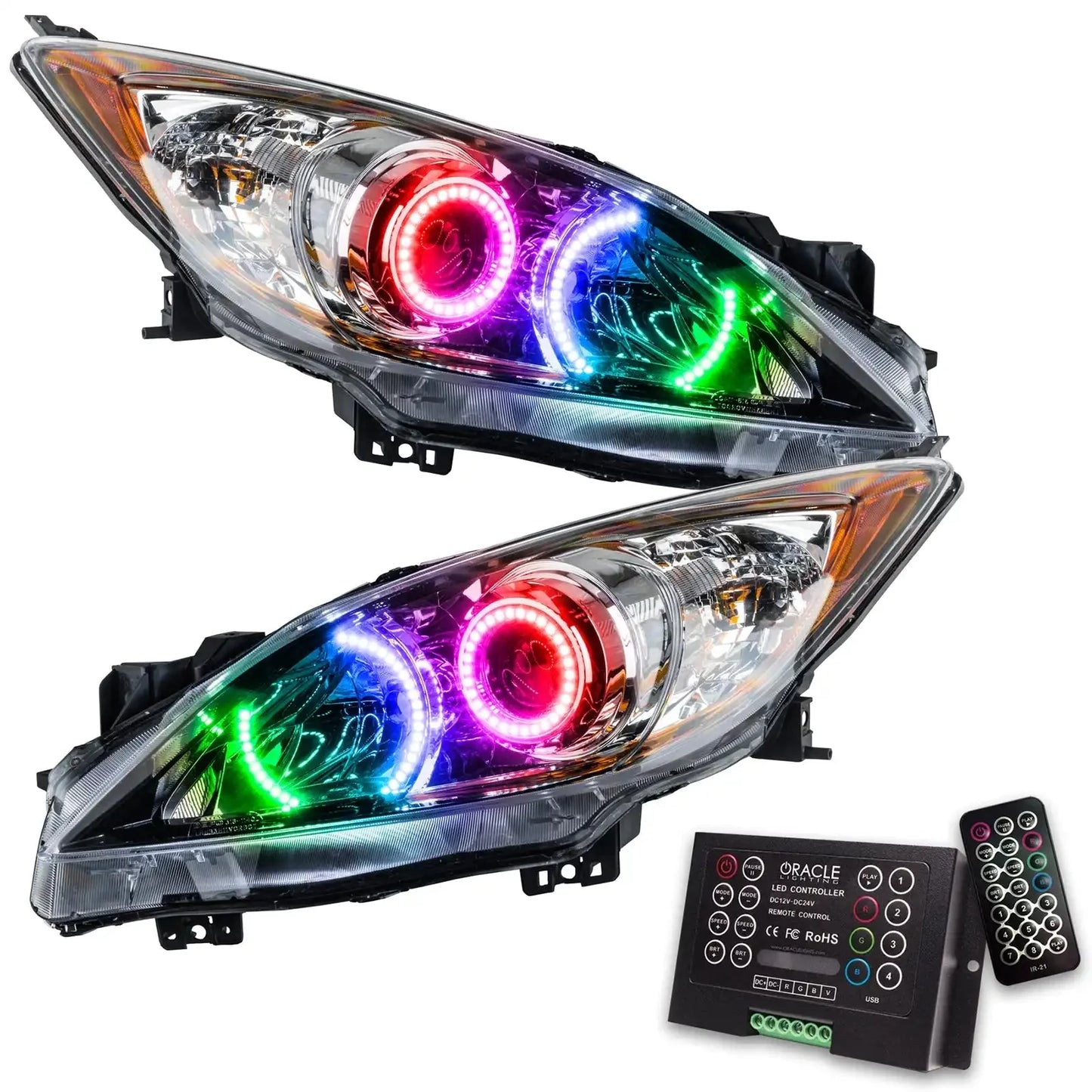 ORACLE Lighting 2010-2013 Mazda 3 Pre-Assembled Headlights - Halogen by ORACLE Lighting