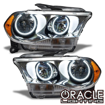 ORACLE Lighting 2011-2013 Dodge Durango Pre-Assembled Headlights Non-HID - Chrome Housing by ORACLE Lighting