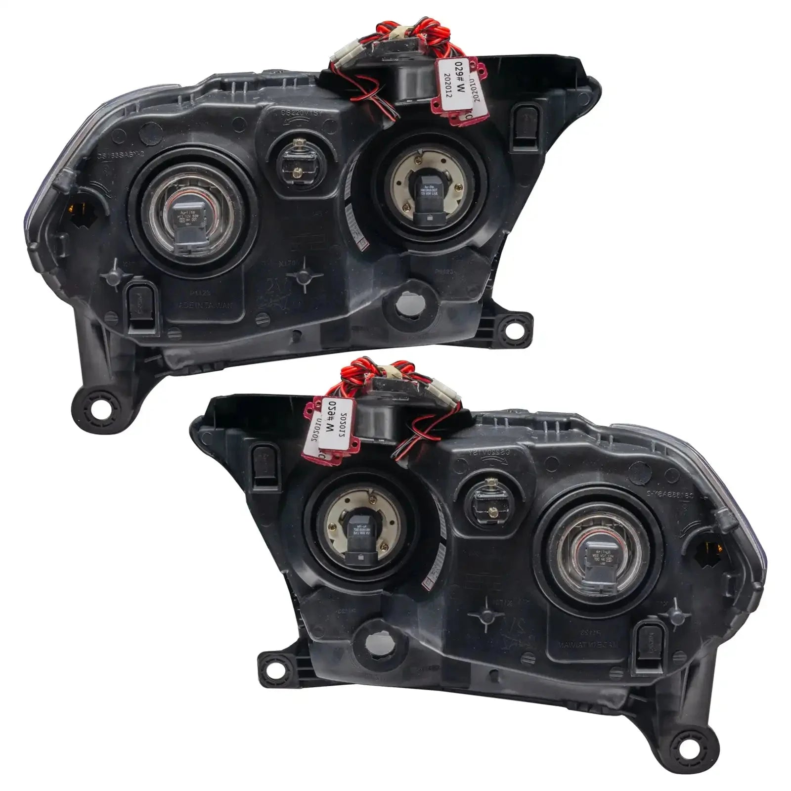 ORACLE Lighting 2011-2013 Dodge Durango Pre-Assembled Halo Headlights Non-HID - Black Housing by ORACLE Lighting