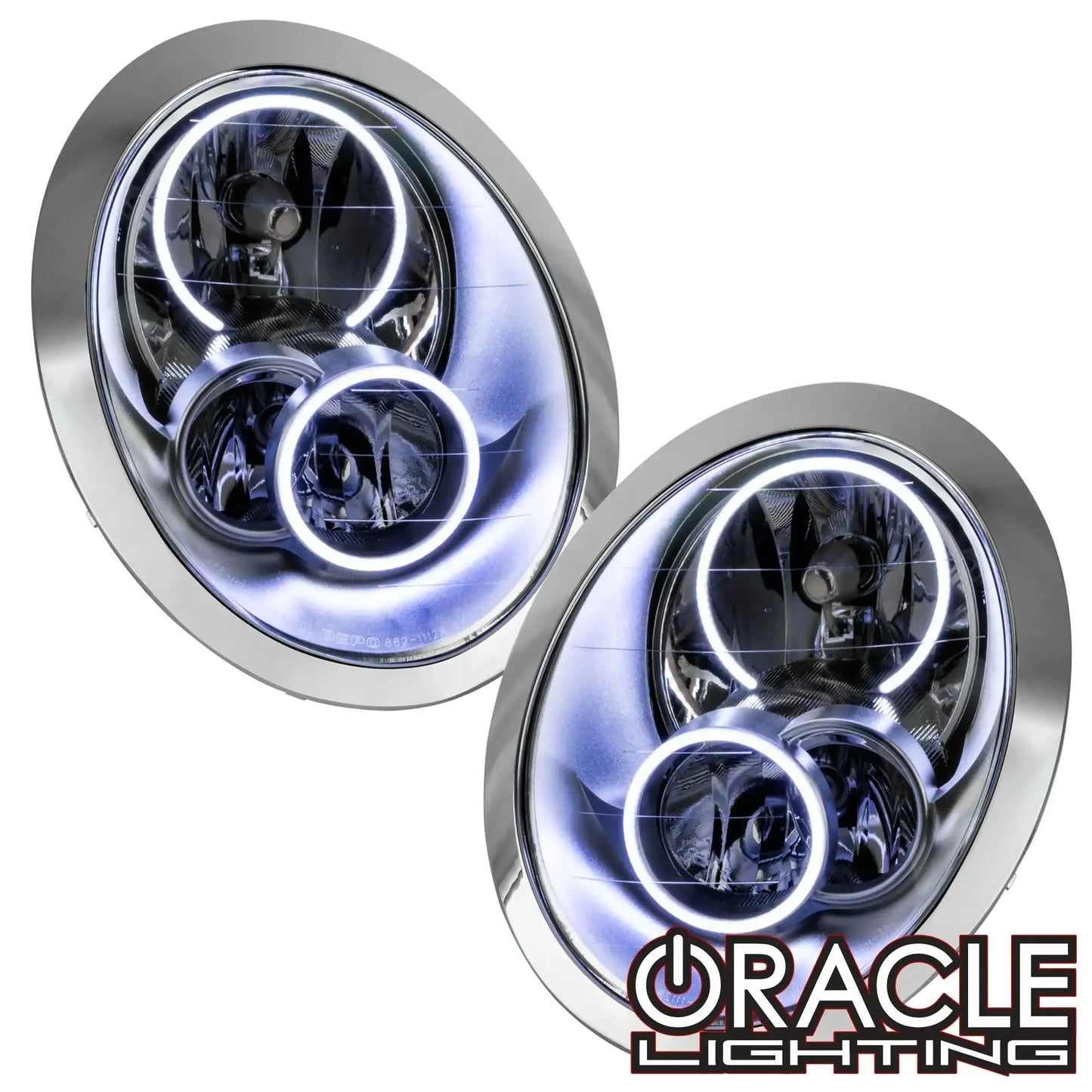 ORACLE Lighting 2005-2008 Mini Cooper/S Pre-Assembled Halo Headlights by ORACLE Lighting