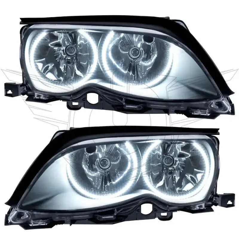ORACLE Lighting 2002-2005 BMW 3 Series Pre-Assembled Halo Headlights - Black Housing by ORACLE Lighting