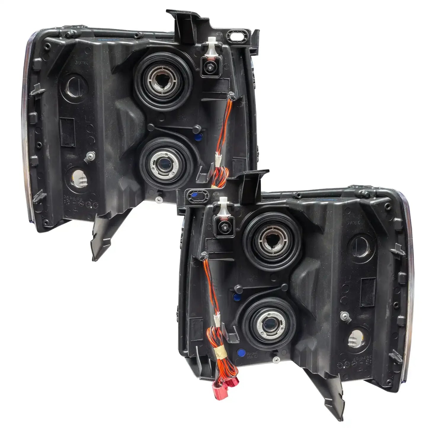 ORACLE Lighting 2007-2013 Chevrolet Silverado Pre-Assembled Halo Headlights - Black Housing by ORACLE Lighting
