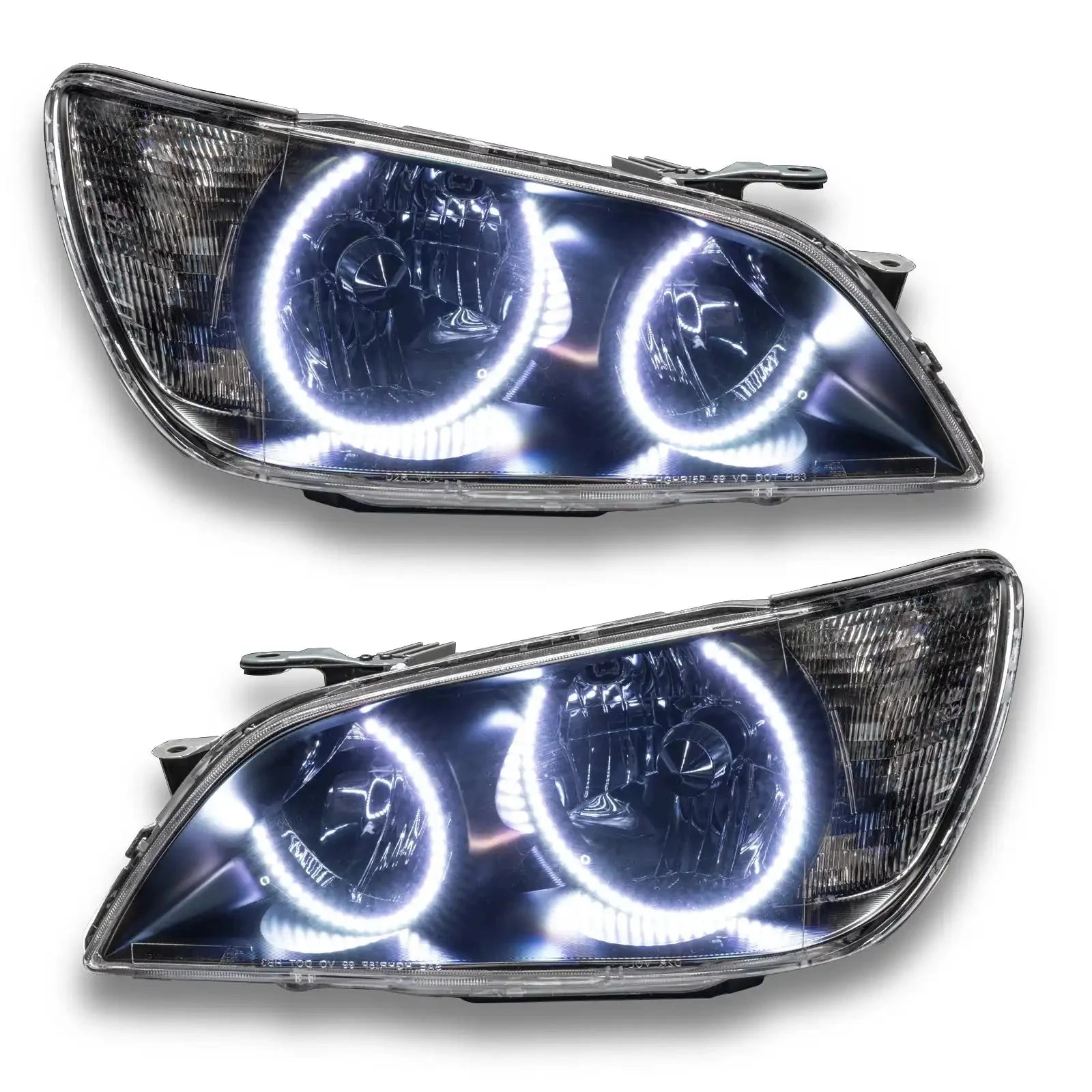 ORACLE Lighting 2001-2005 Lexus IS300 Pre-Assembled Halo Headlights-HID-Black Housing by ORACLE Lighting
