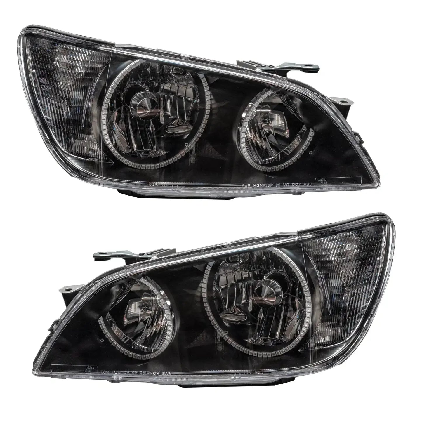 ORACLE Lighting 2001-2005 Lexus IS300 Pre-Assembled Halo Headlights-HID-Black Housing by ORACLE Lighting