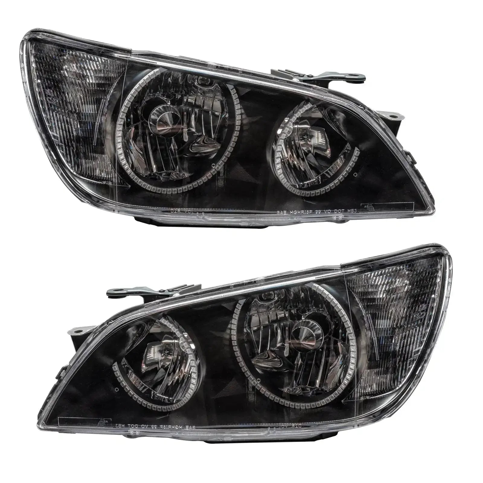 ORACLE Lighting 2001-2005 Lexus IS300 Pre-Assembled Halo Headlights-HID-Black Housing by ORACLE Lighting