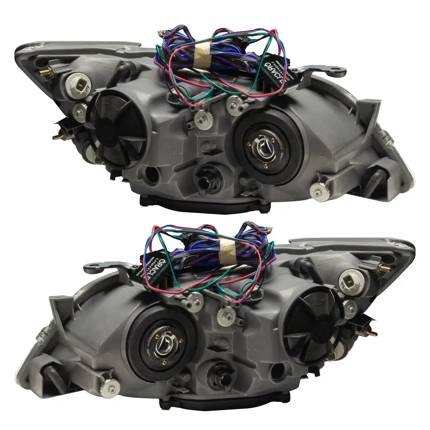 ORACLE Lighting 2001-2005 Lexus IS300 Pre-Assembled Halo Headlights-HID-Black Housing by ORACLE Lighting
