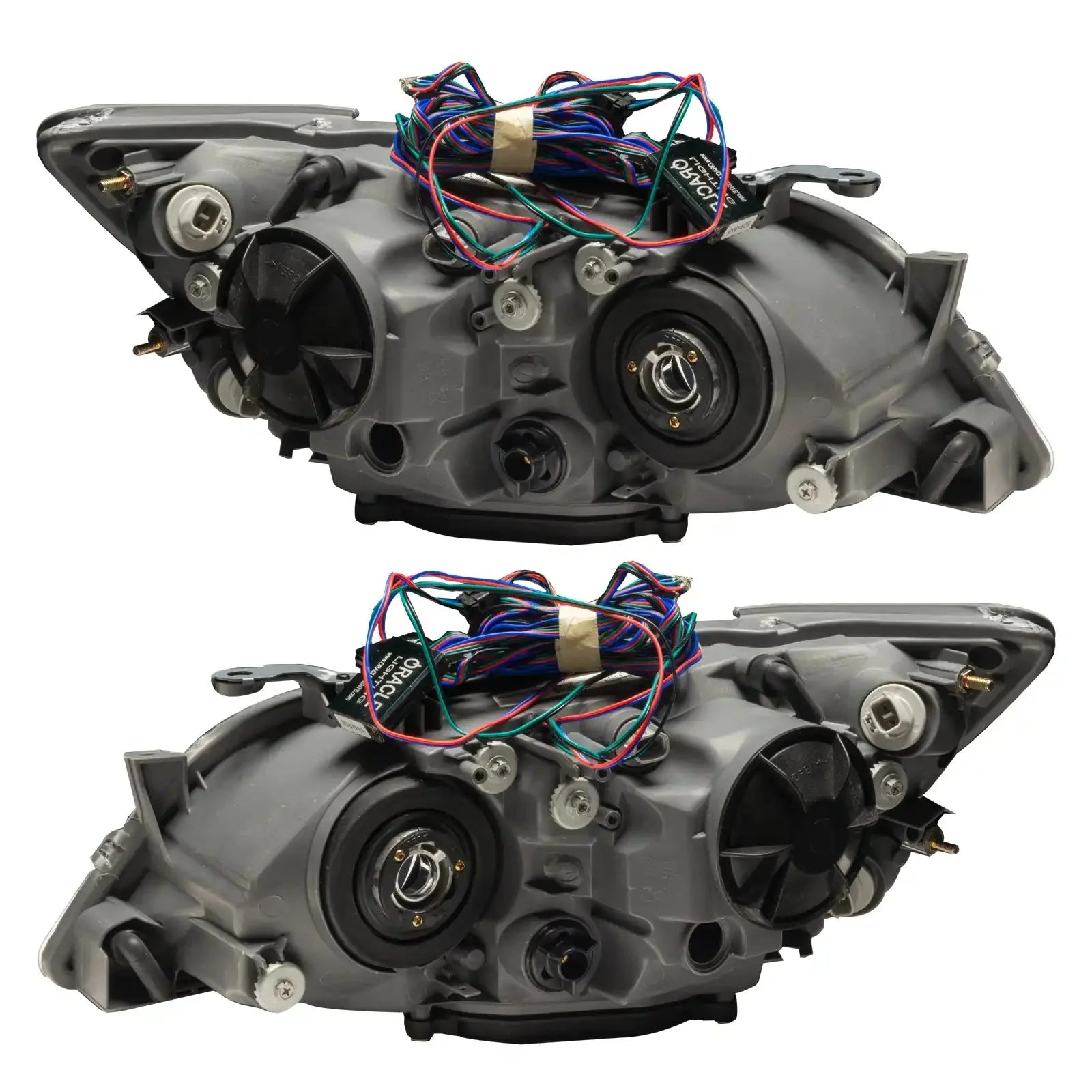 ORACLE Lighting 2001-2005 Lexus IS300 Pre-Assembled Halo Headlights-HID-Black Housing by ORACLE Lighting