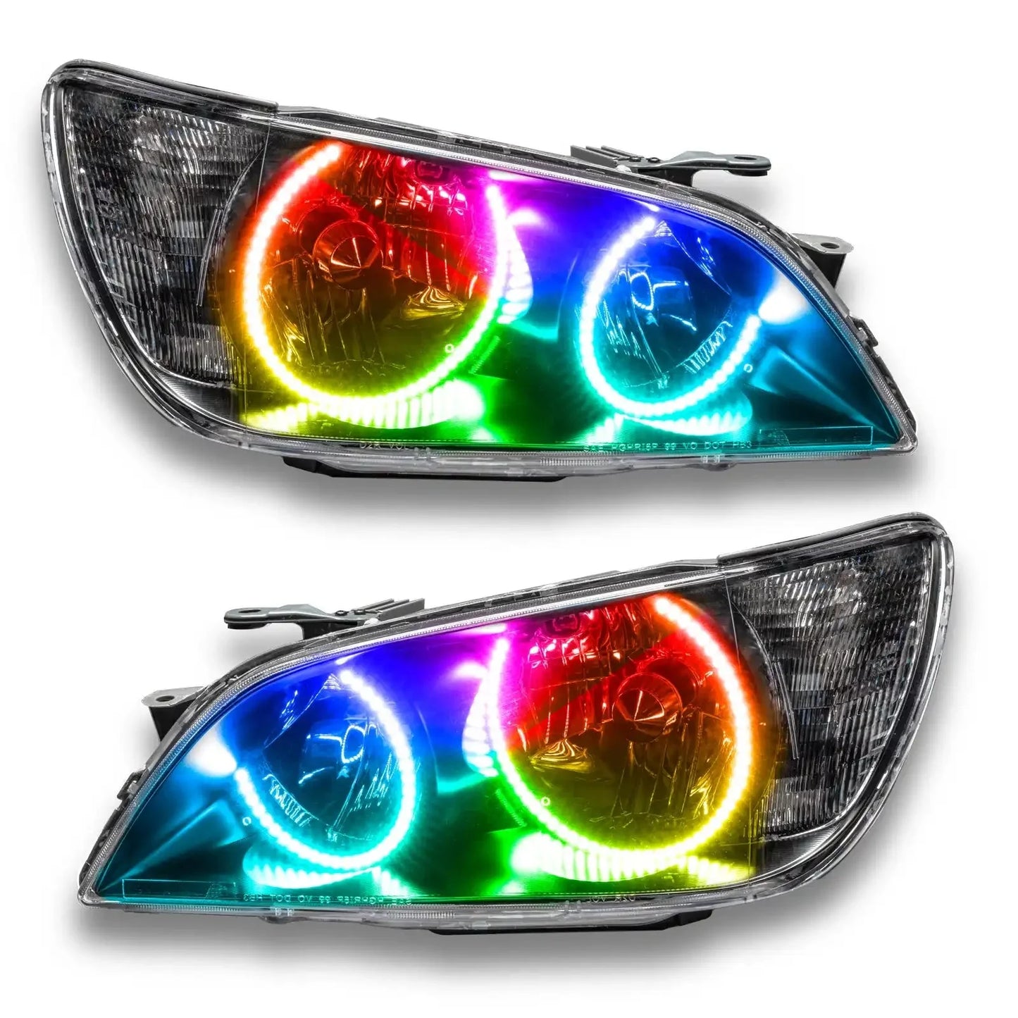 ORACLE Lighting 2001-2005 Lexus IS300 Pre-Assembled Halo Headlights-HID-Black Housing by ORACLE Lighting
