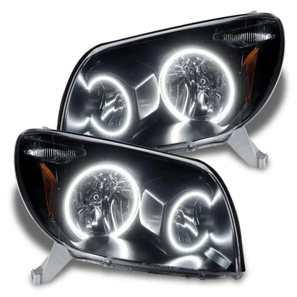 ORACLE Lighting 2003-2005 Toyota 4-Runner Pre-Assembled Halo Headlights - Black Housing - Non HID by ORACLE Lighting
