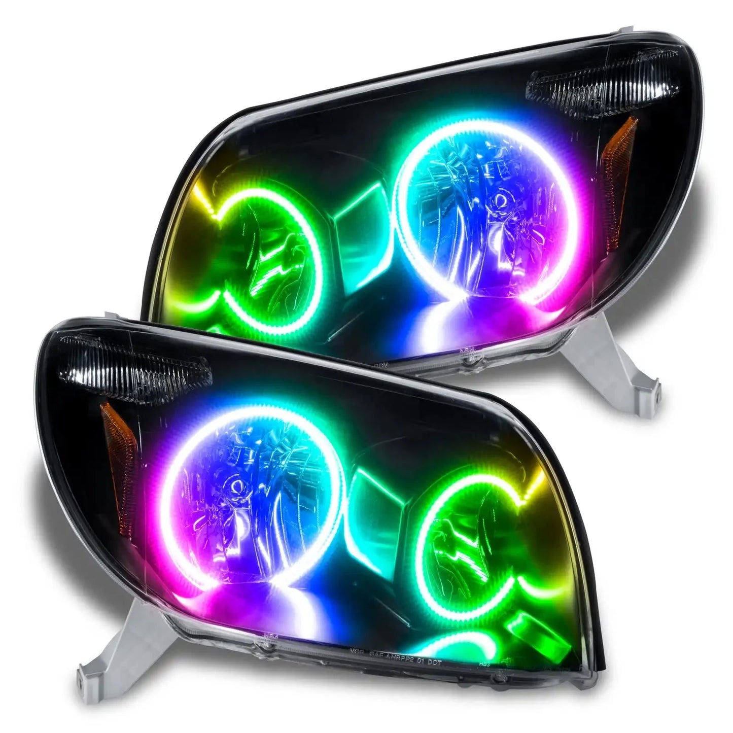 ORACLE Lighting 2003-2005 Toyota 4-Runner Pre-Assembled Halo Headlights - Black Housing - Non HID by ORACLE Lighting