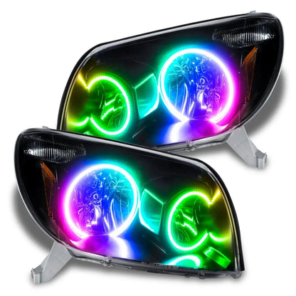 ORACLE Lighting 2003-2005 Toyota 4-Runner Pre-Assembled Halo Headlights - Black Housing - Non HID by ORACLE Lighting