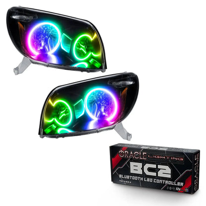 ORACLE Lighting 2003-2005 Toyota 4-Runner Pre-Assembled Halo Headlights - Black Housing - Non HID by ORACLE Lighting