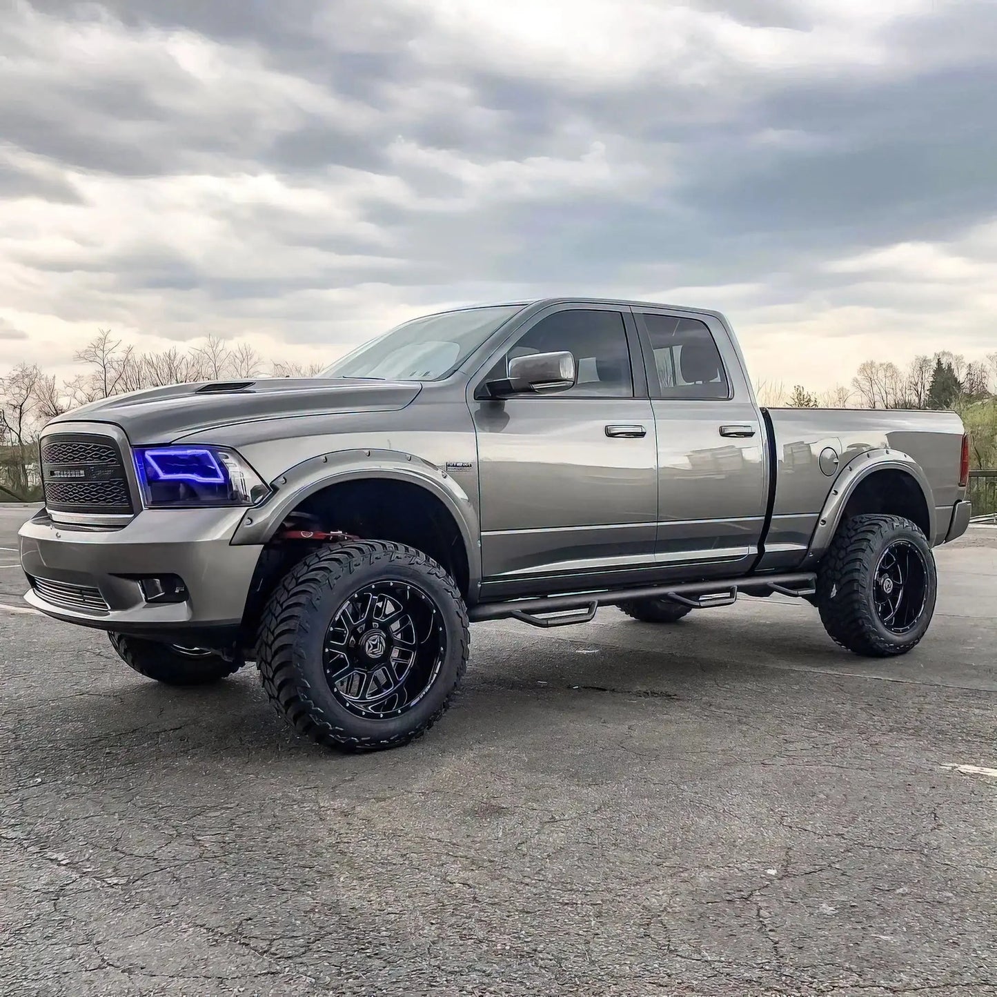 ORACLE Lighting 2009-2018 RAM 1500 Sport Pre-Assembled Headlights - Black Housing by ORACLE Lighting